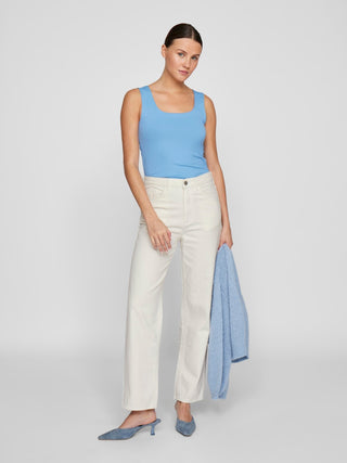 Kelly High Waist Straight Jean | Cloud Dancer