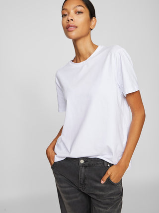 Nora Short Sleeve Tee | White