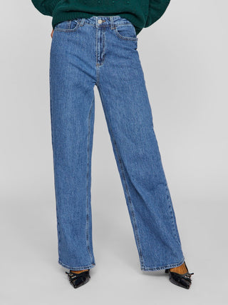 Freya High Waist Jean | Medium Blue