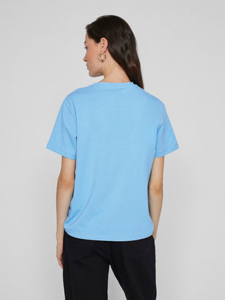 Nora Short Sleeve Tee | Blissful Blue