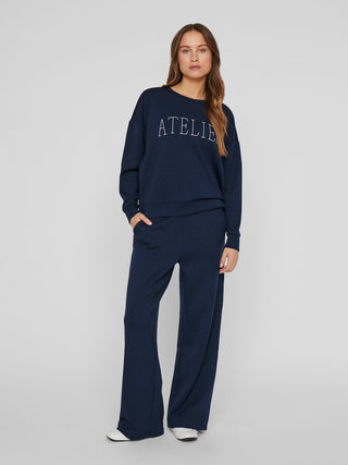 Siffi Atelier Round Neck | Sweater Navy