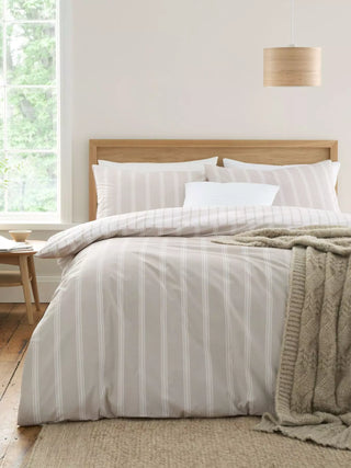 Ashford Stripe Duvet Cover Set | Natural