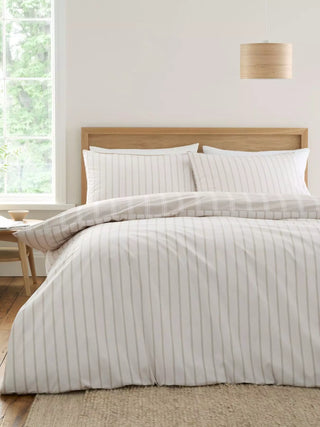 Ashford Stripe Duvet Cover Set | Natural