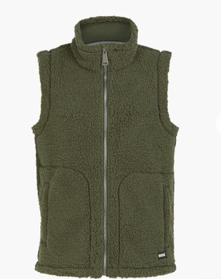 Women's Calmry Fleece Bodywarmer Dark Khaki