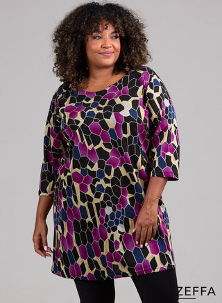 Edith Tunic Magenta