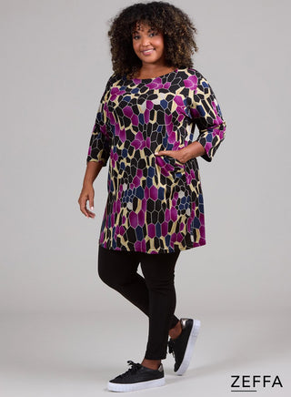 Edith Tunic Magenta