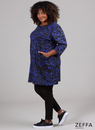 Edith Tunic Blue