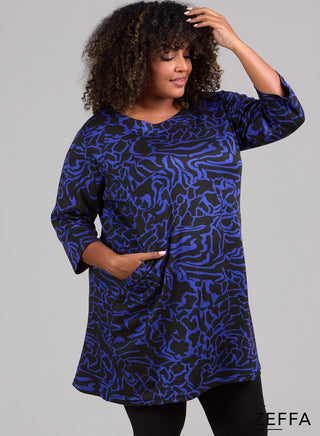 Edith Tunic Blue