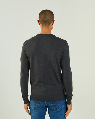 Dylan Round Neck Charcoal Melange