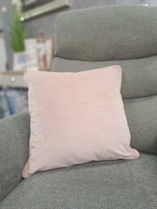 Velvet Piped Cushion Cover | Blush