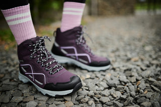 Lady Vendeavour Walking Boots Dark Plum Lilac Frost