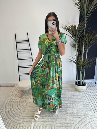 Maxi Magic Dress Green