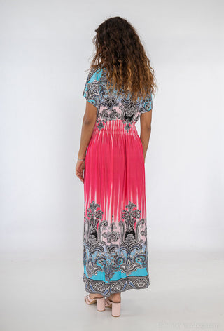 Paisley Magic Dress Pink