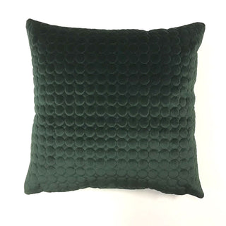 Circles Cushion Cover Bottle Green